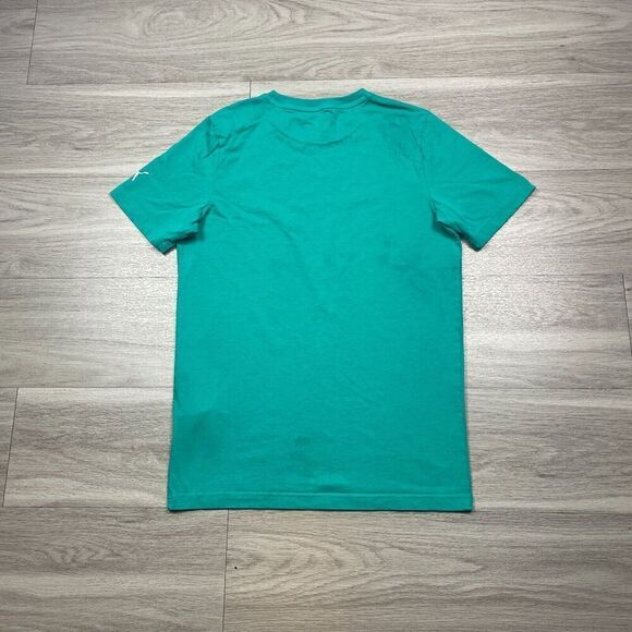 Mercedes Benz Shirt Mens Small Green AMG Formula One Team Puma Racing Cars - Picture 7 of 13